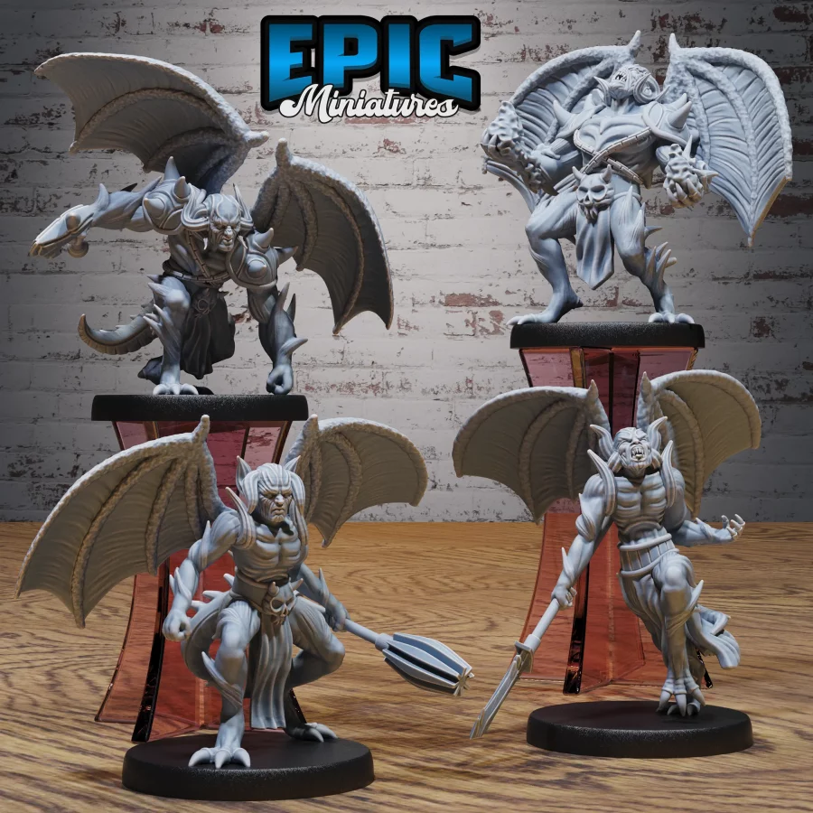 Winged Devil Army Magic / Winged Devil Army Spear / Winged Devil Army Mace / Winged Devil Army Axe Set