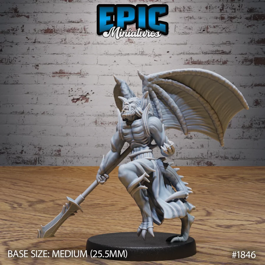 Winged Devil Army Spear (Medium)