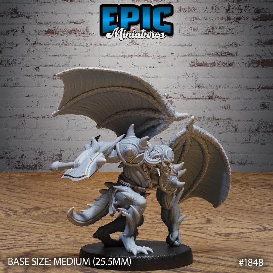 Winged Devil Army Axe (Medium)