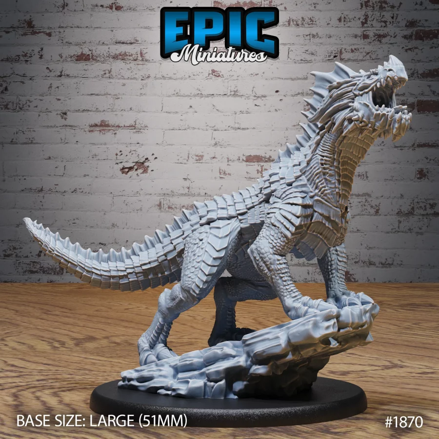 Red Guard Drake Roaring (Large)