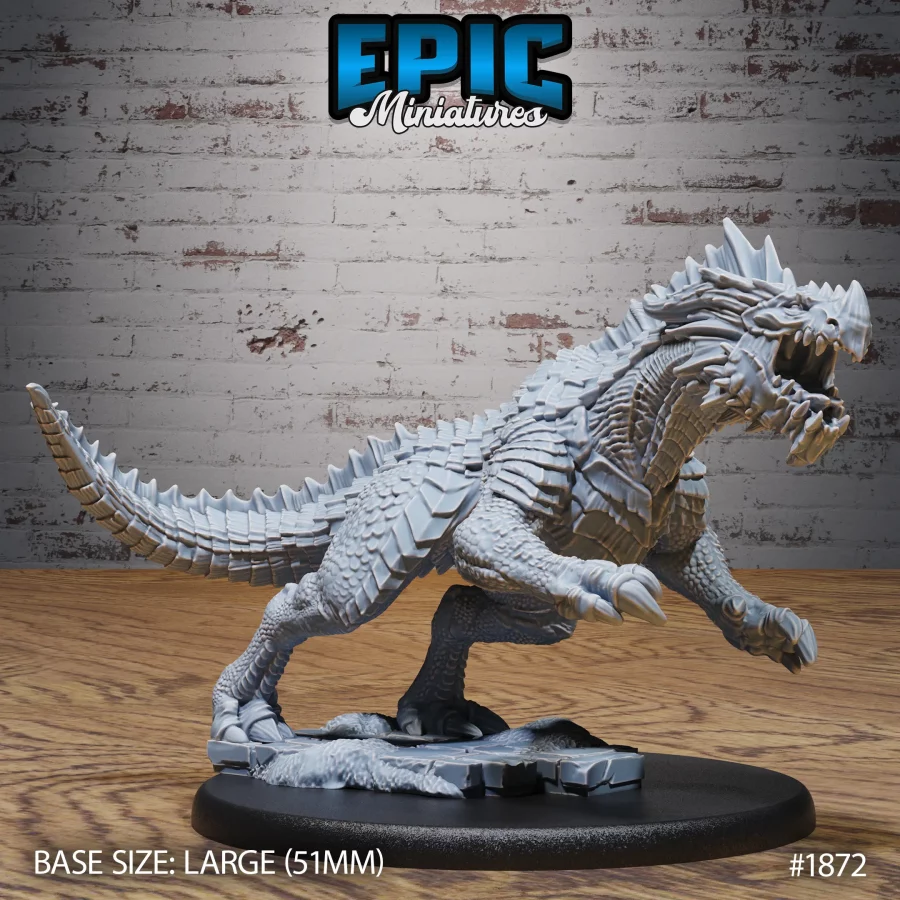 Red Guard Drake Attacking (Large)