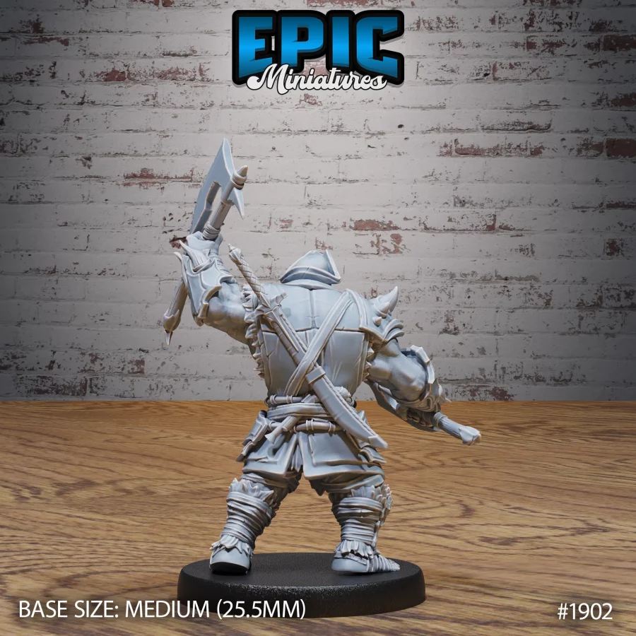 Orc Pirate Captain Axe (Medium) - Image 2