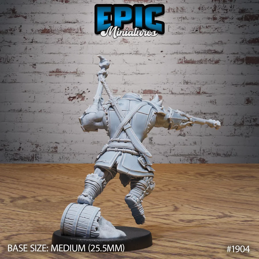 Orc Pirate Captain Shooting (Medium) - Image 2