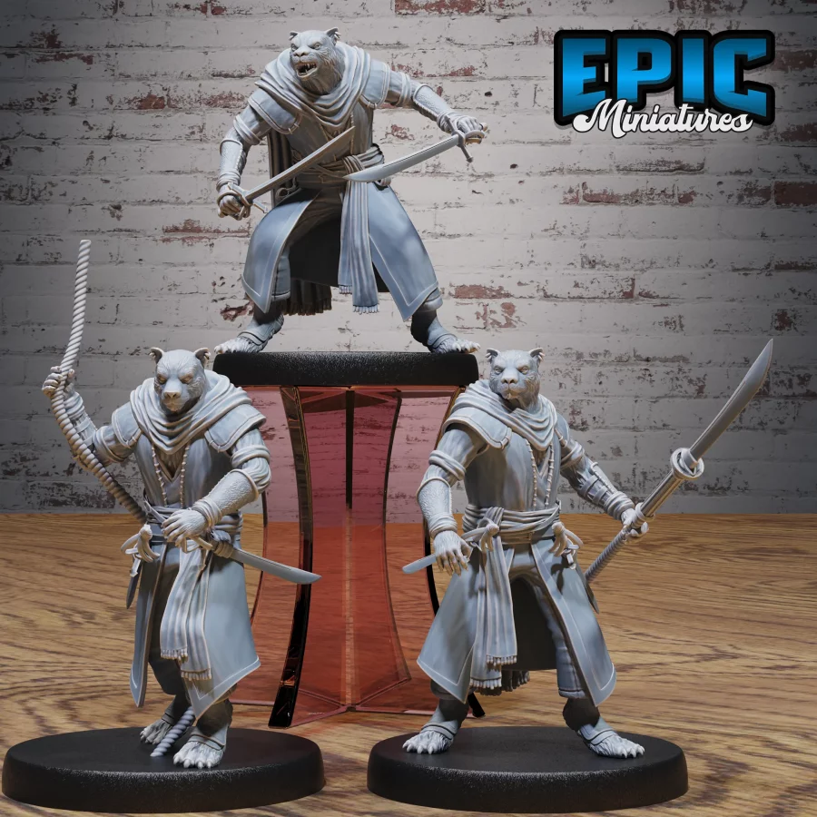 Catfolk Panther Pirate Set