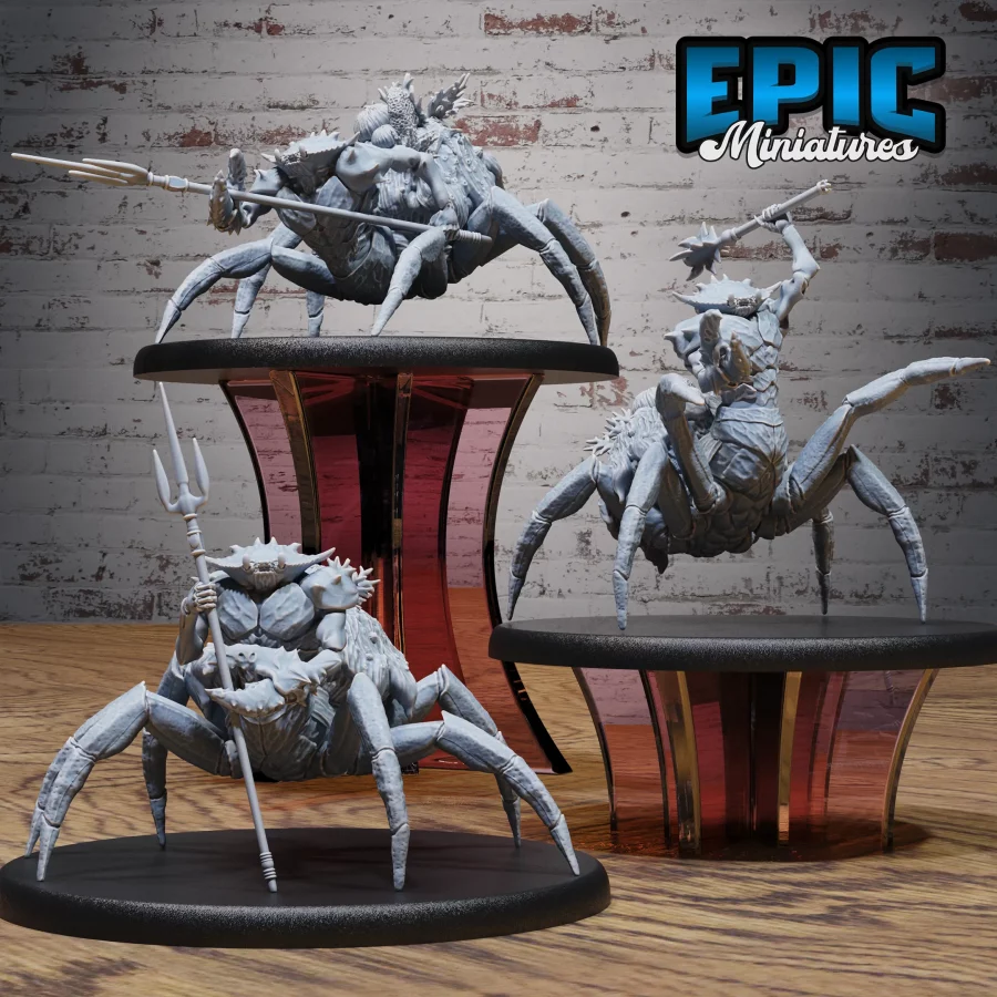 Crab People Trident / Crab People Mace / Crab People Charging Set