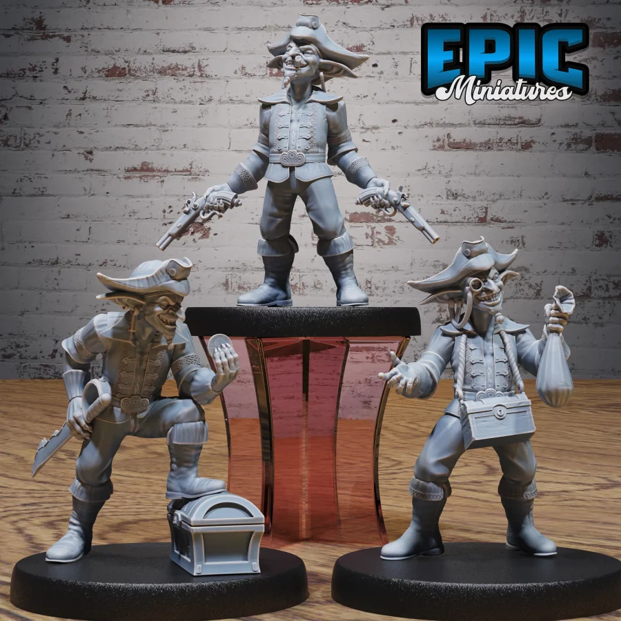 Goblin Pirate Trading / Goblin Pirate Treasure / Goblin Pirate Pistols Set