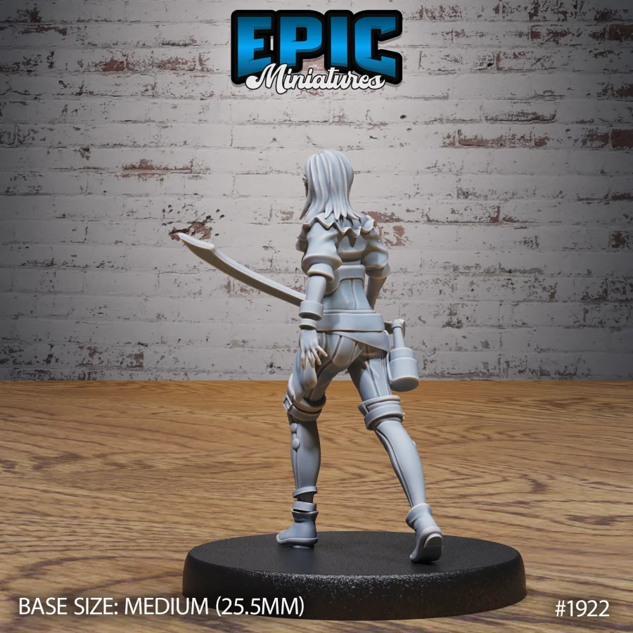 Pirate Female Drinking / Pirate Female Sword / Pirate Female Shooting Set - Image 5