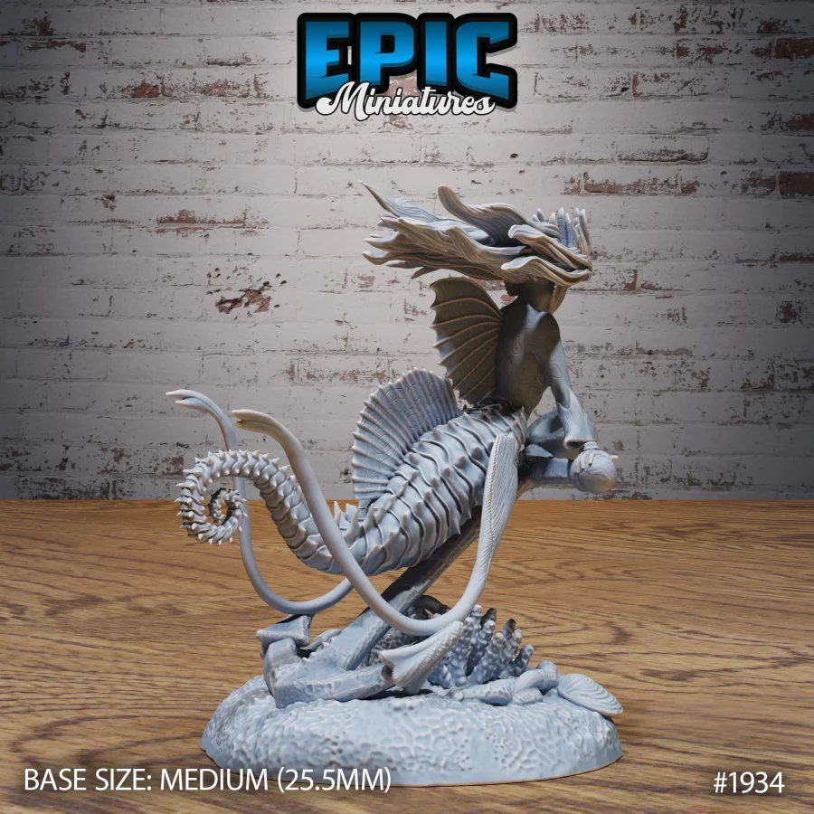 Seahorse Mermaid Anchor (Medium) - Image 2