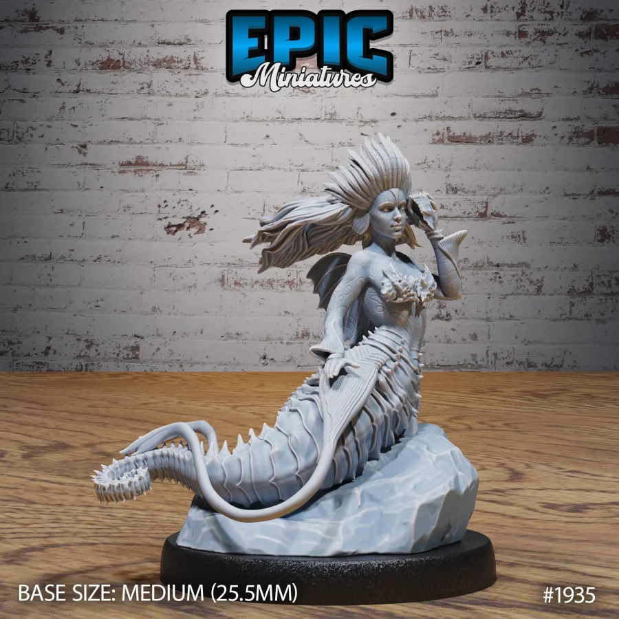 Seahorse Mermaid Outside (Medium)