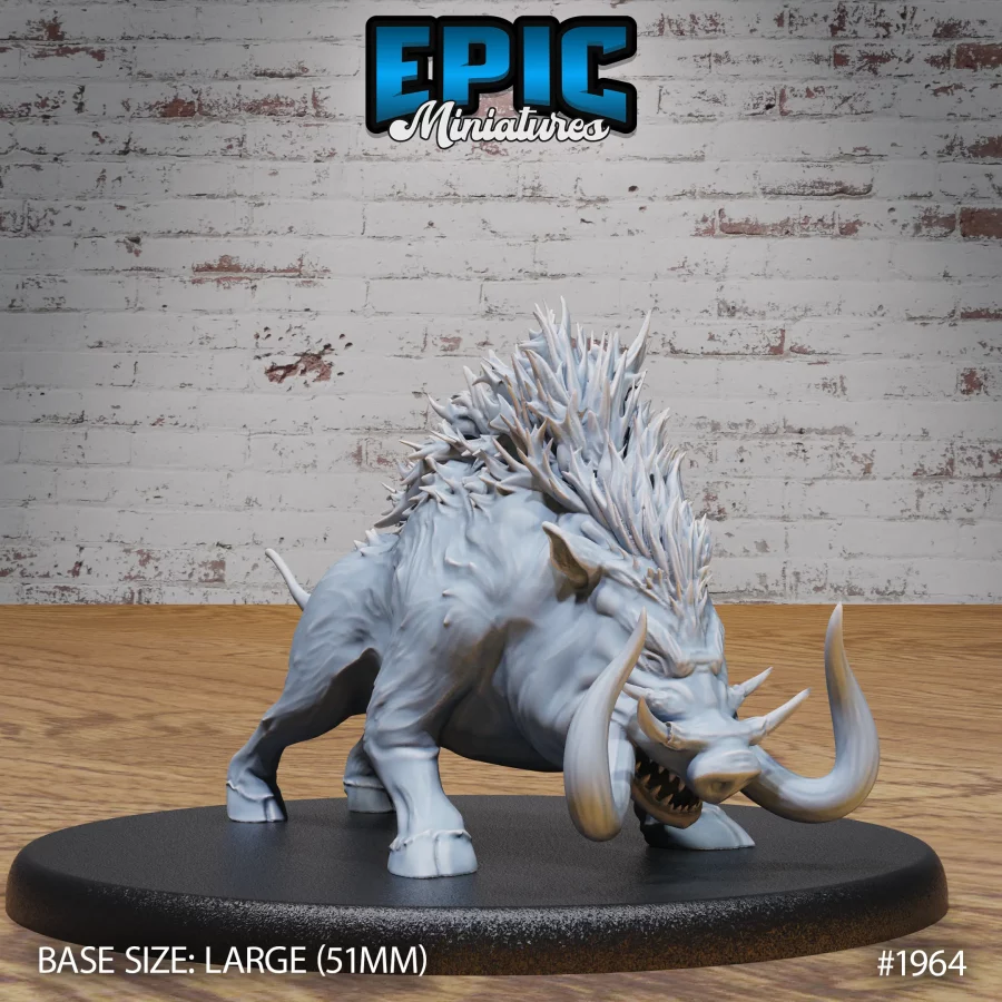 Forest Boar Attacking (Large)