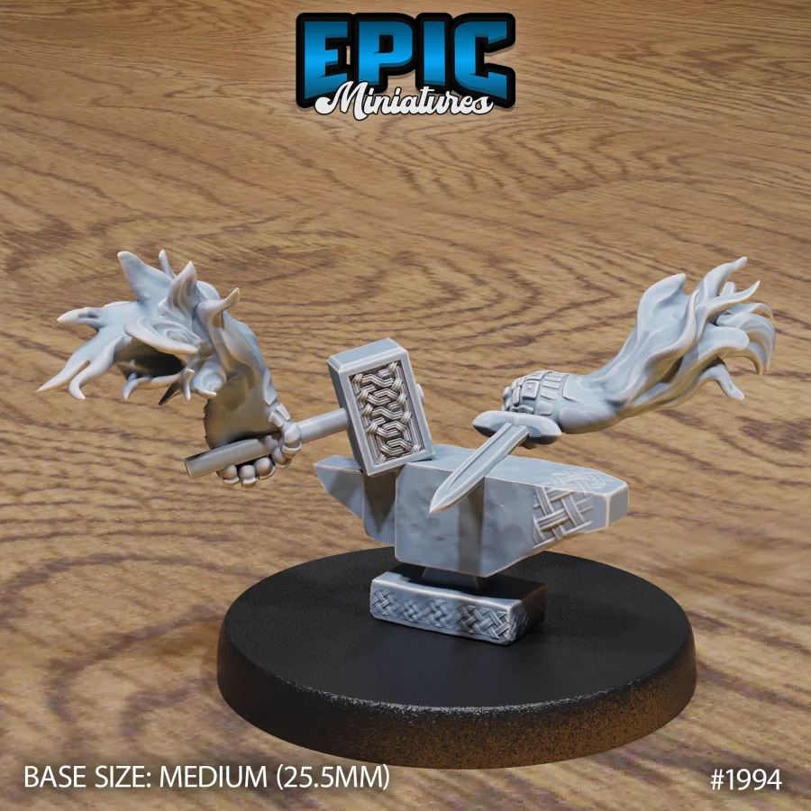 Dark Dwarf Blacksmith (Medium) - Image 6