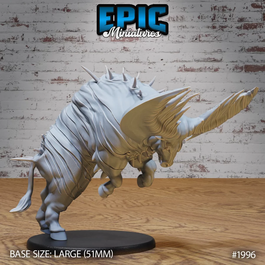 Epic Bull Attacking (Large)