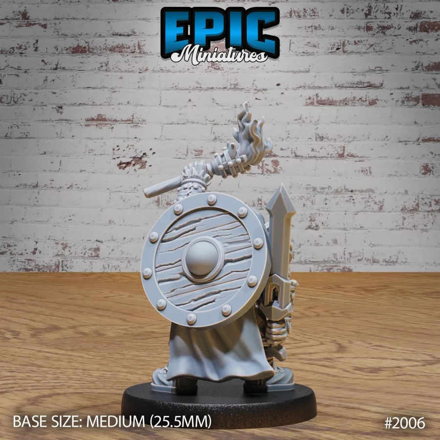 Dwarf Army Torch & Sword (Medium) - Image 2