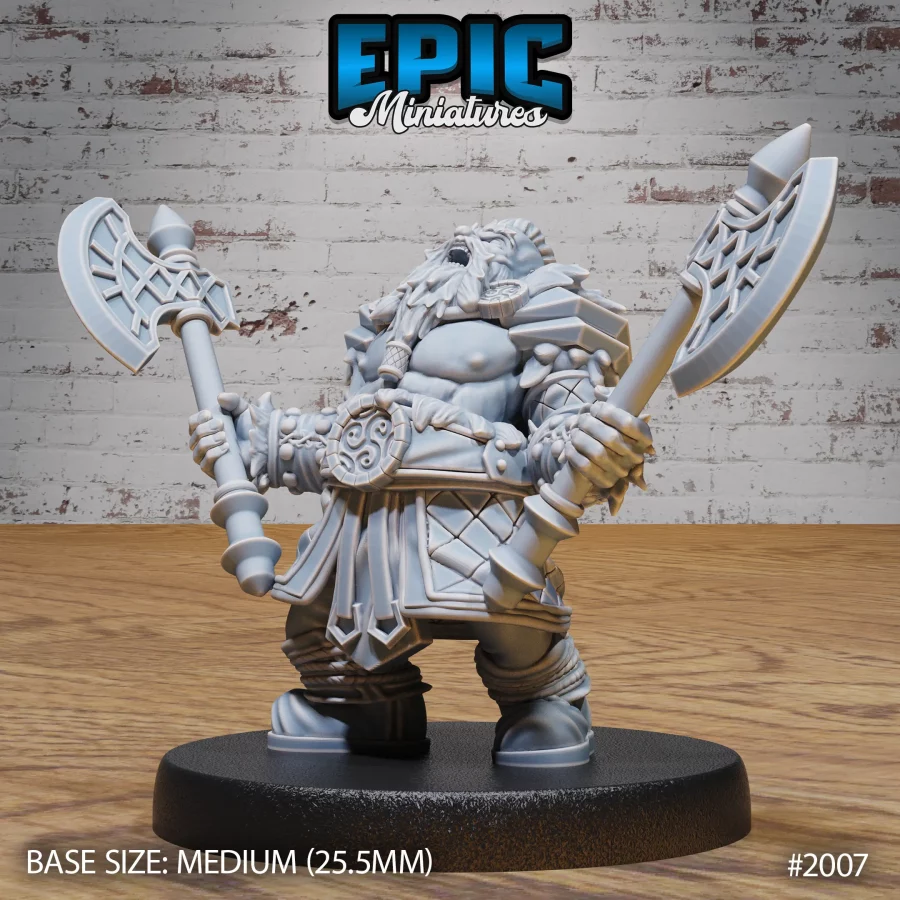 Dwarf Army Berserker (Medium)