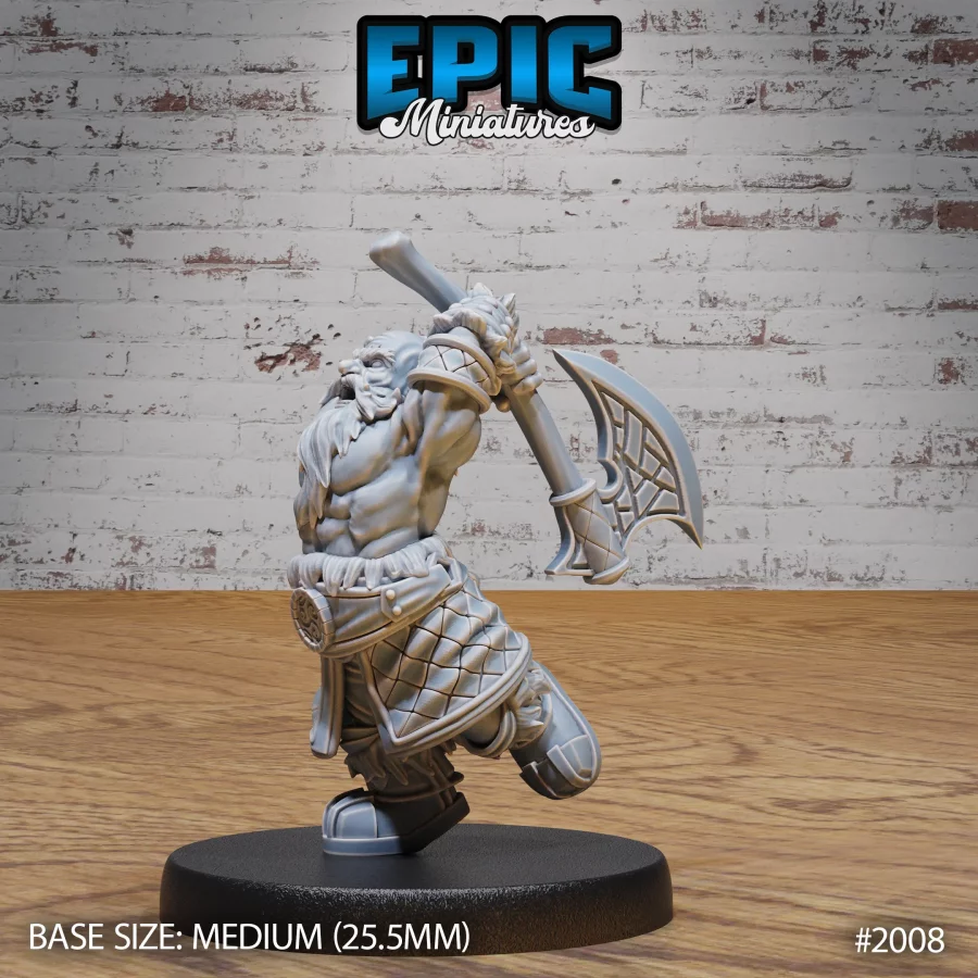 Dwarf Army Axe Thrower (Medium)