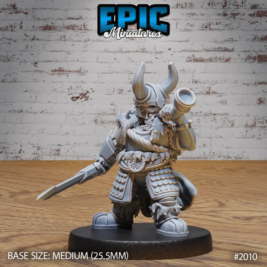 Dwarf Army Warhorn (Medium)