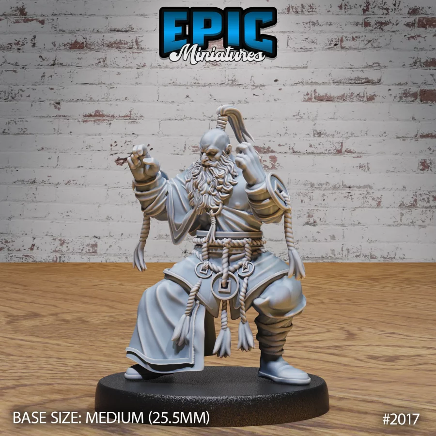 Half Dwarf Monk (Medium)