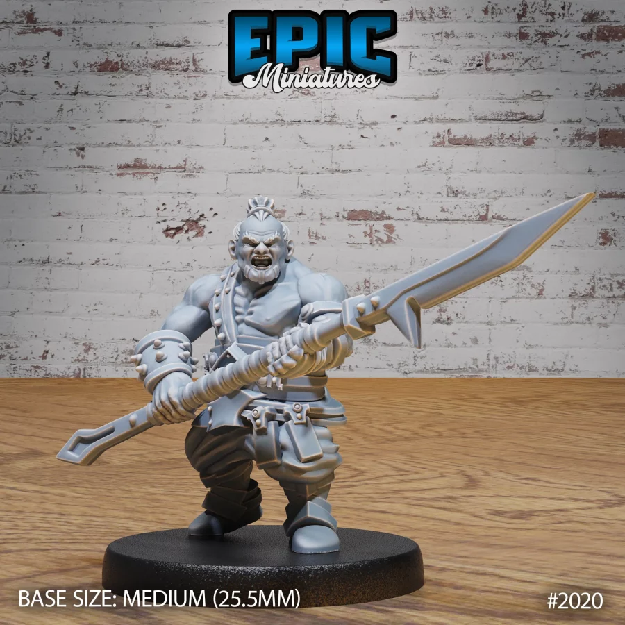 Bulky Dwarf Spear (Medium)