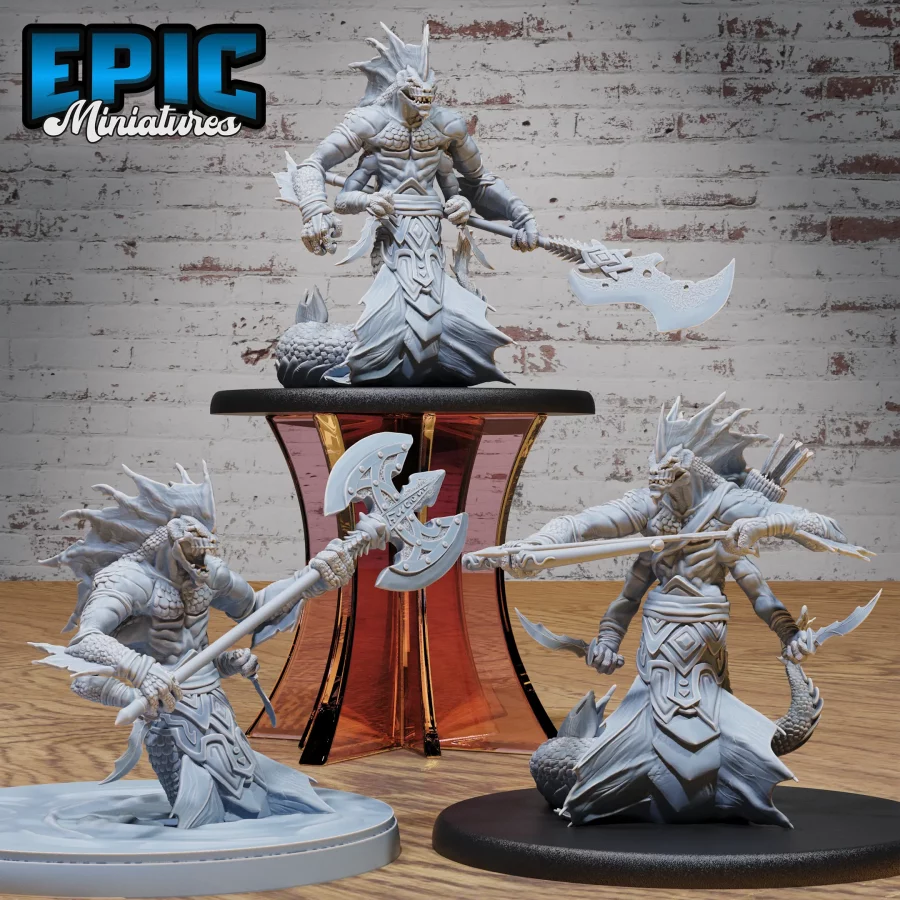 Marsh Naga Warrior / Marsh Naga Emerging / Marsh Naga Archer Set