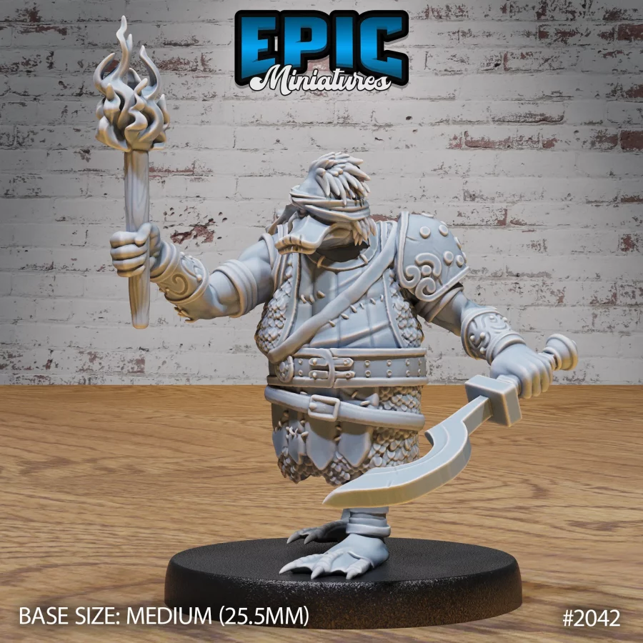 Duck Folk Mercenary Torch (Medium)