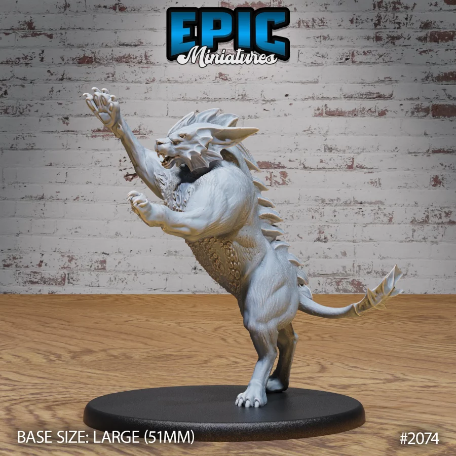 Aquatic Tiger Attacking (Large)