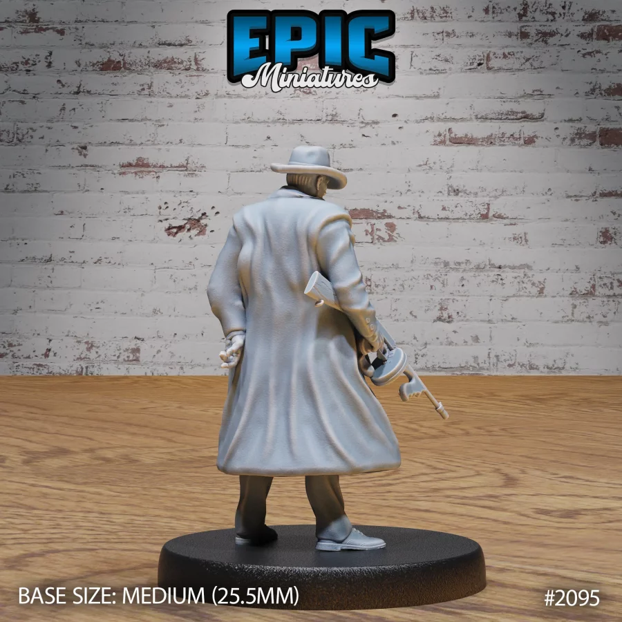 Detective Jack Zeal Tommy Gun (Medium) - Image 2