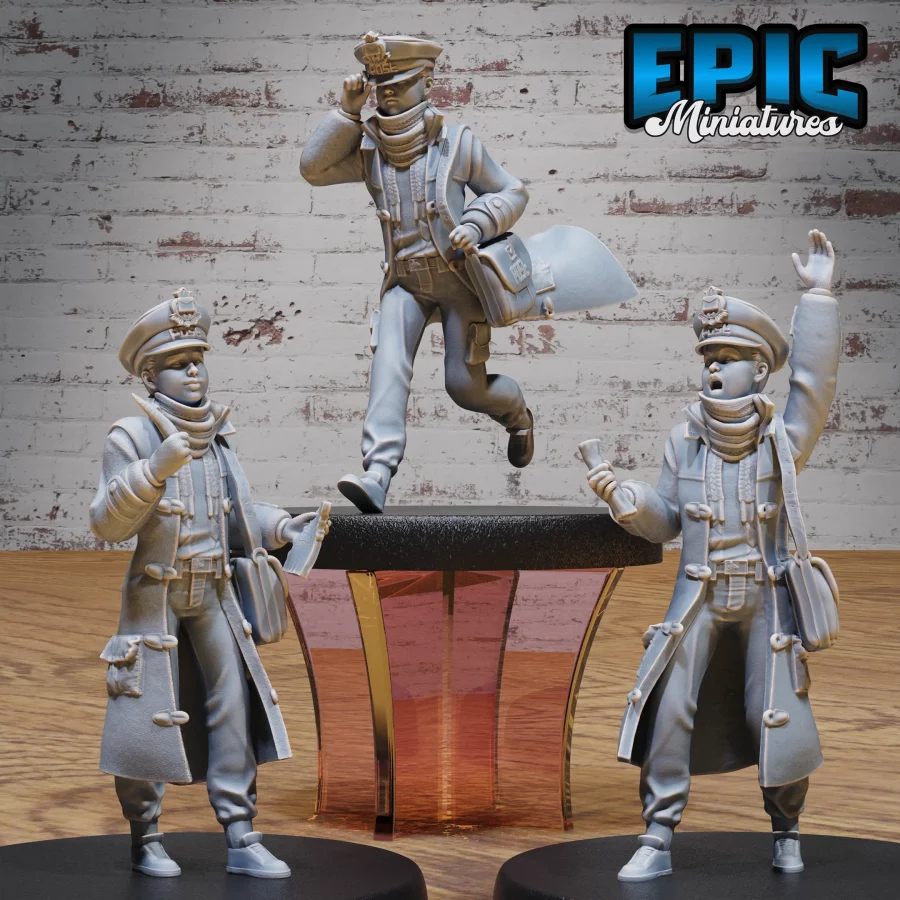 Mailboy Calling / Mailboy Writing / Mailboy Running Set