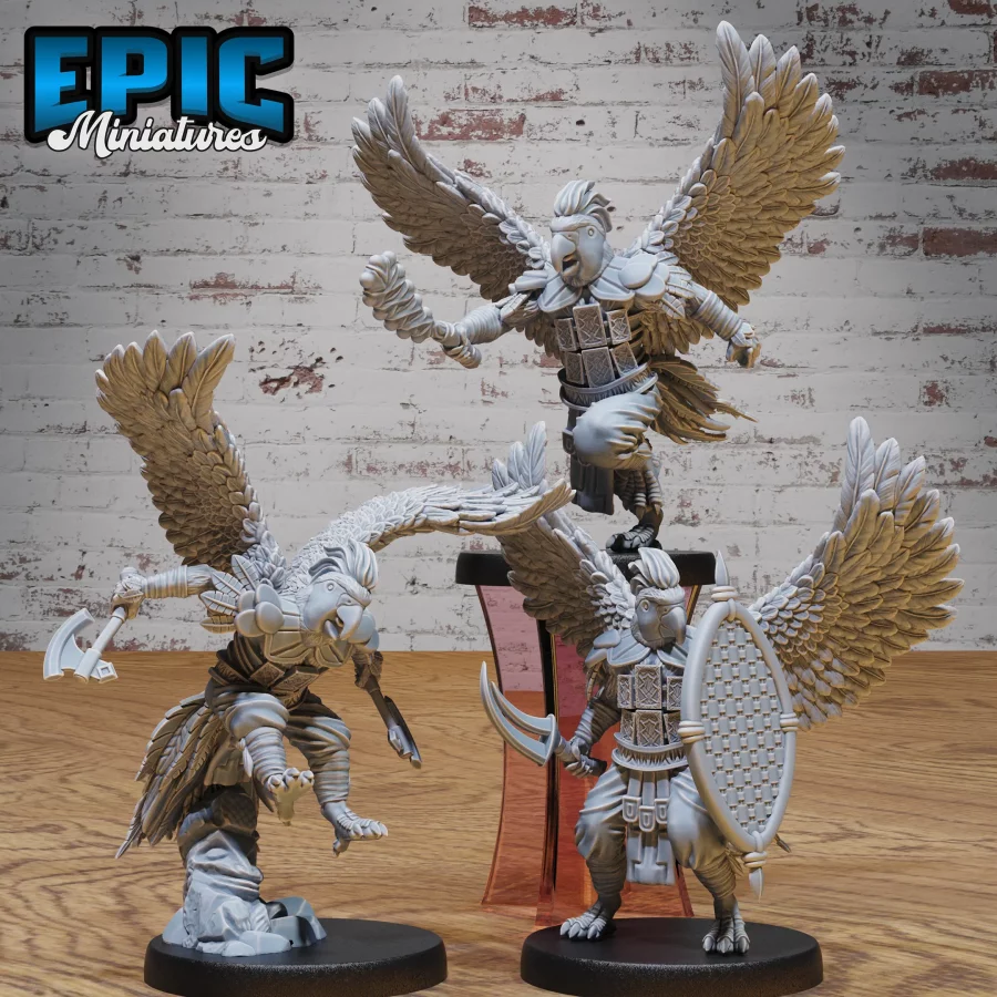 Parrot Folk Warrior Set