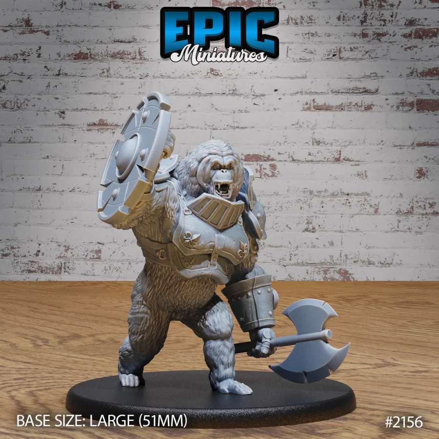 Orangutan Knight Axe (Large)