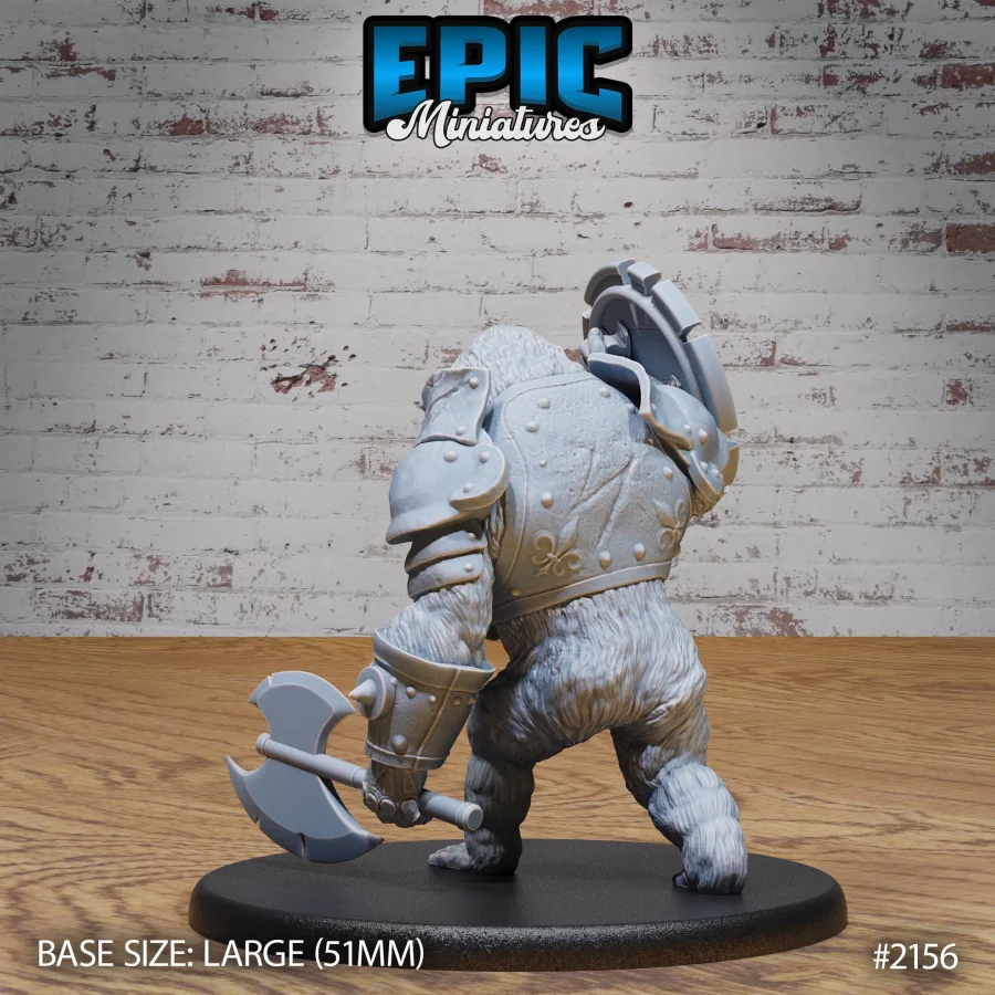 Orangutan Knight Axe (Large) - Image 2