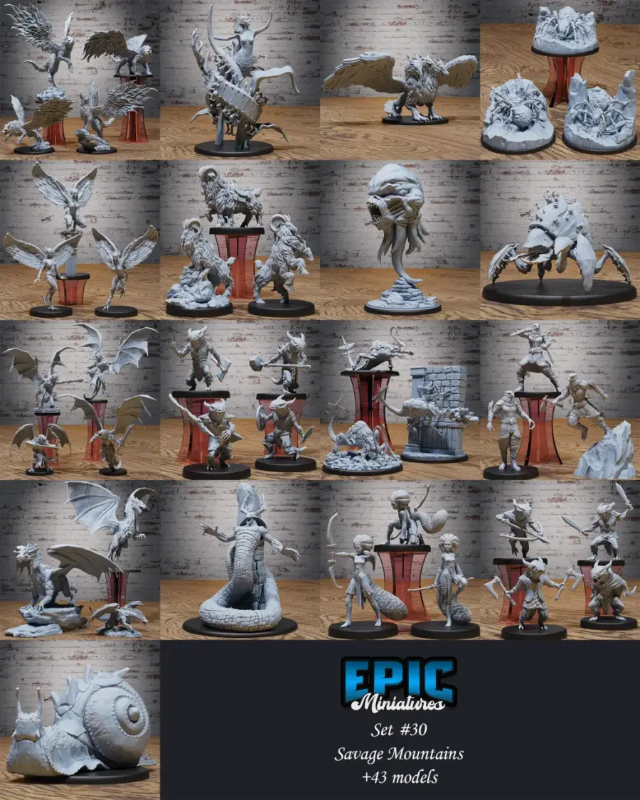 Savage Mountains Set
