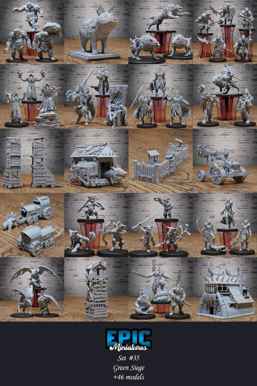 Green Siege Set