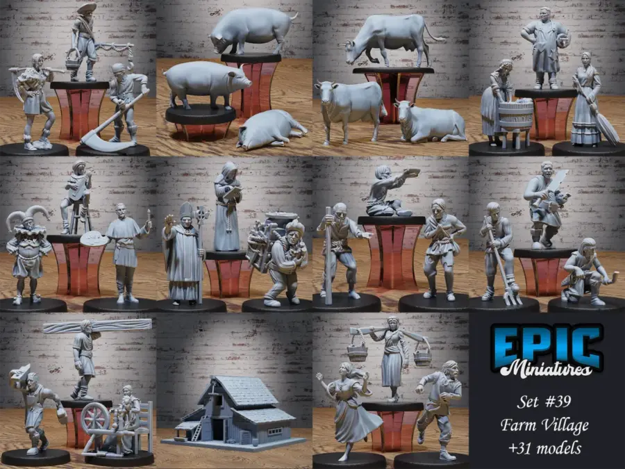 Farm Village Set