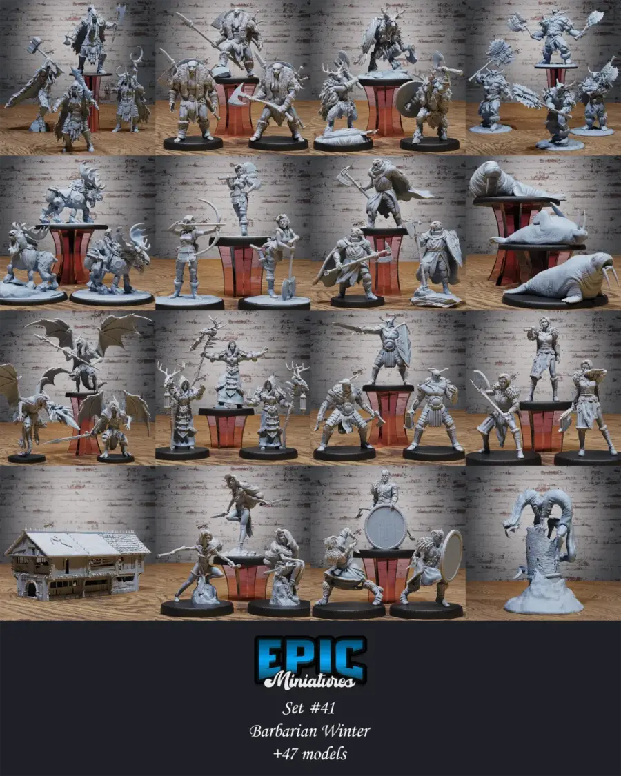 Barbarian Winter Set
