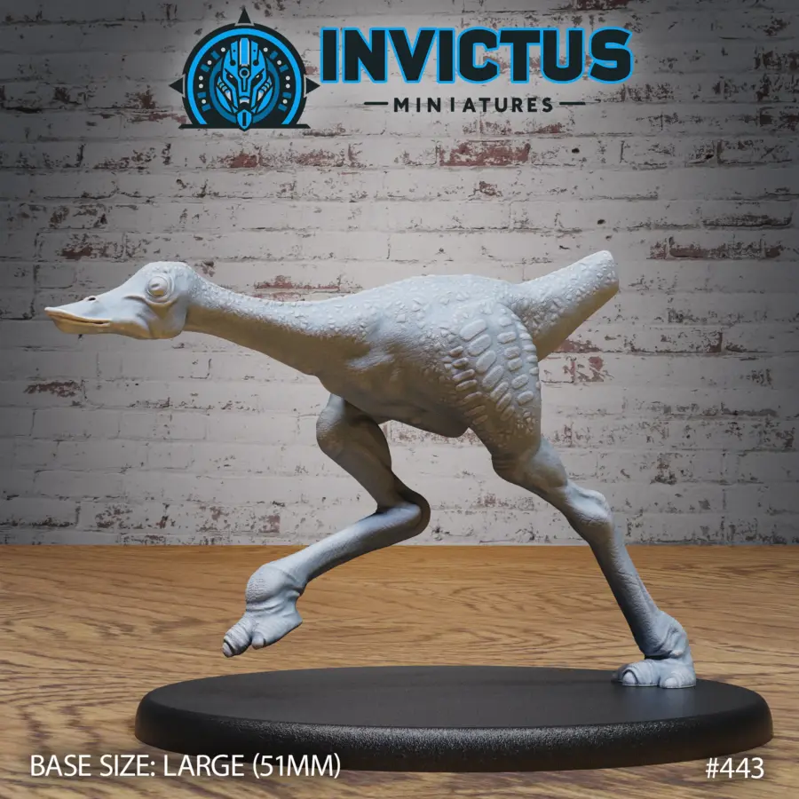 Alien Goose Dino Running (Large) - 2 versions - Image 3