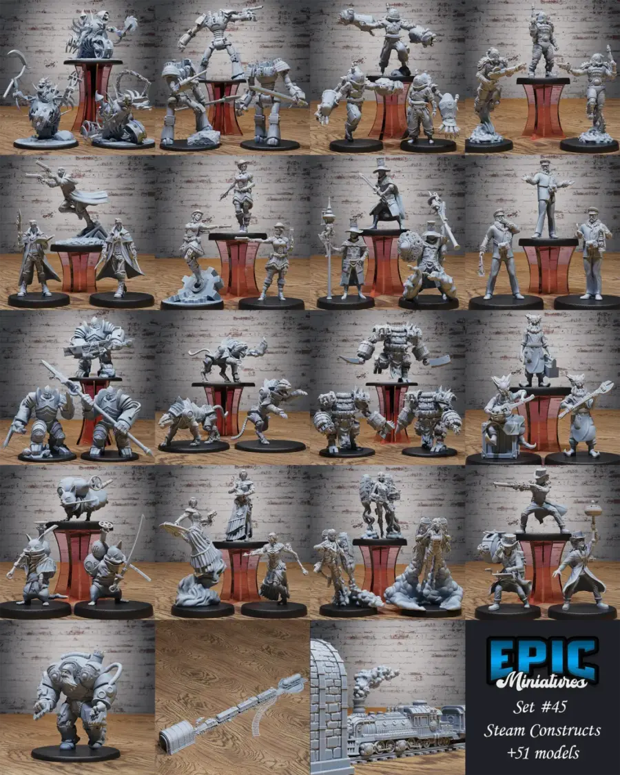 Steam Constructs Set