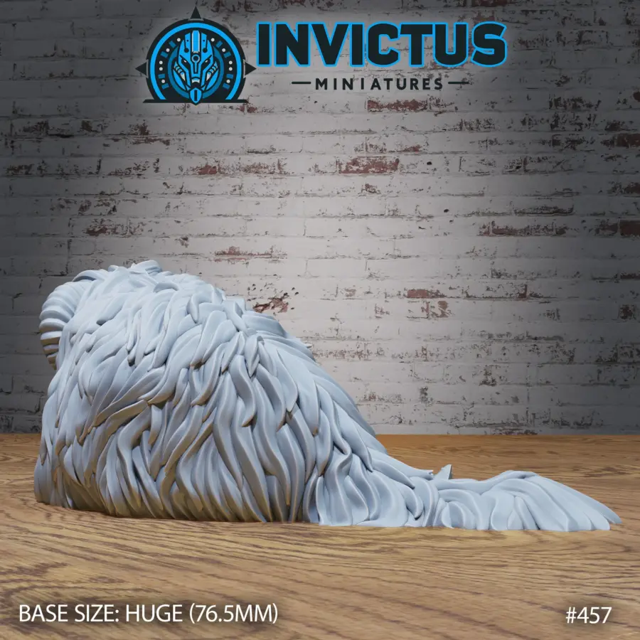 Fluffy Beast Laying (Huge) - 2 versions - Image 4