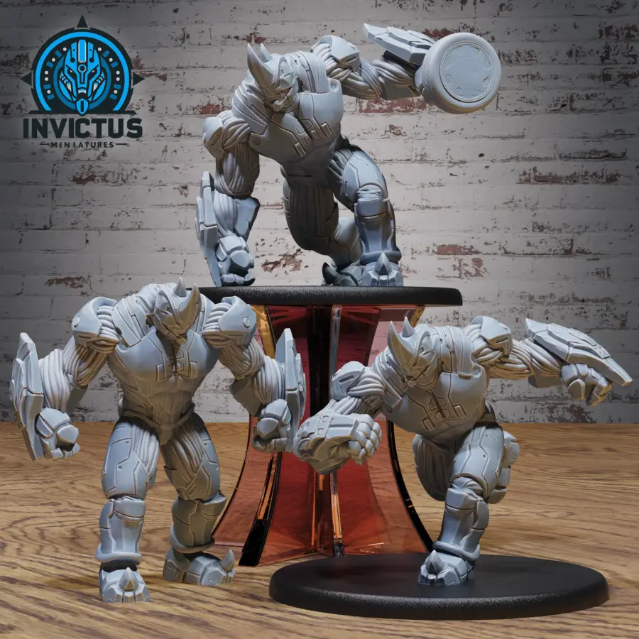 Rhino Cyborg Set