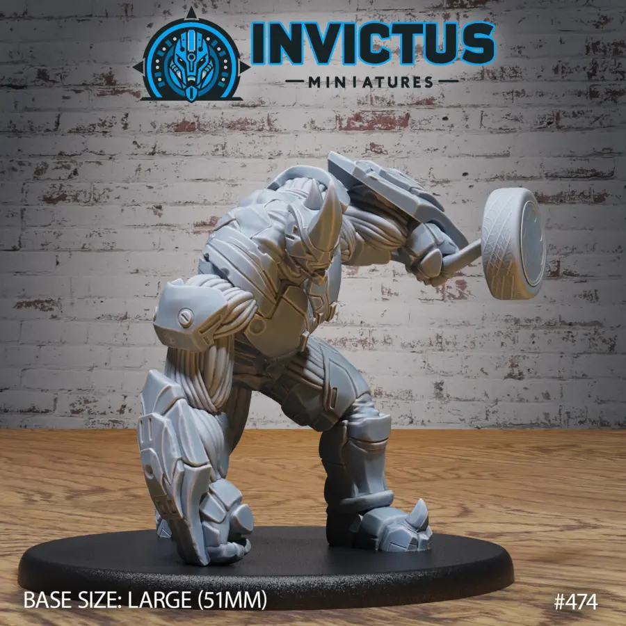 Rhino Cyborg Attack (Large)