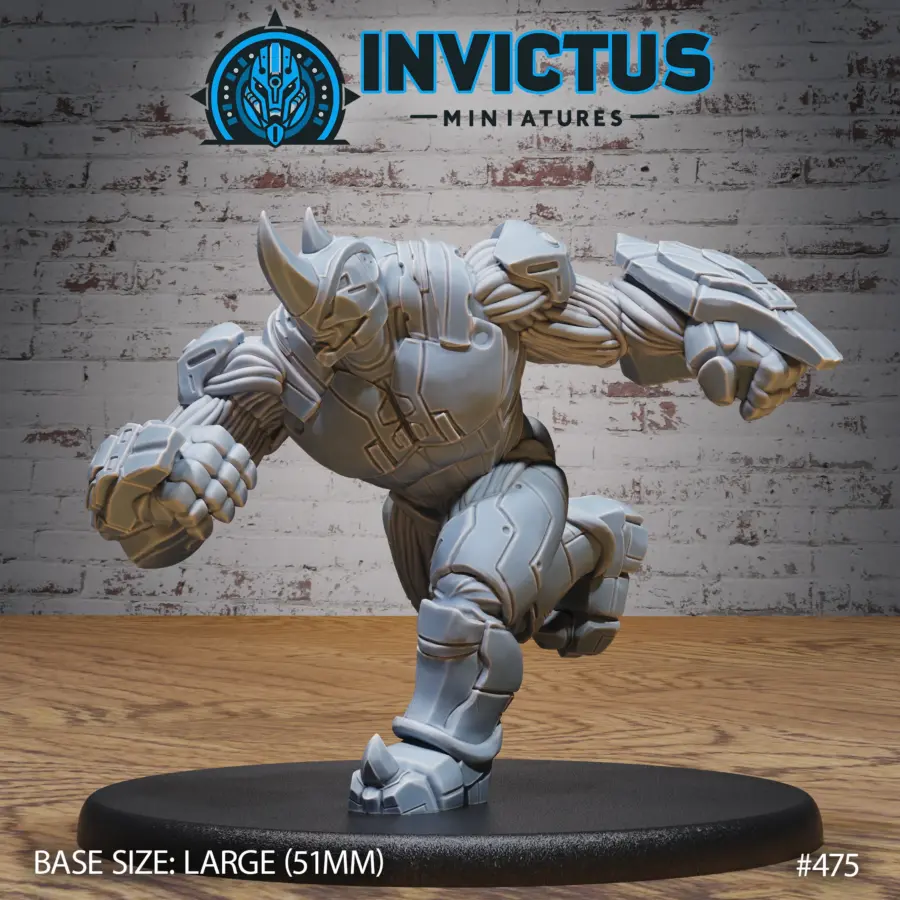 Rhino Cyborg Running (Large)