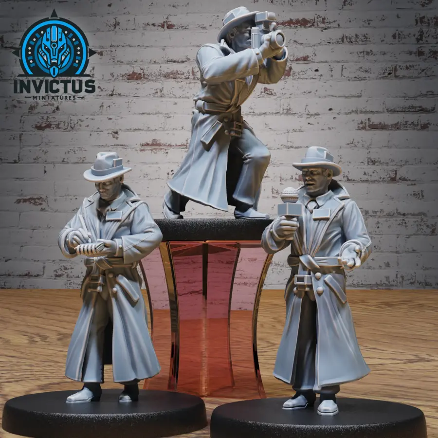 Detective Interview / Detective Camera / Detective Notes Set