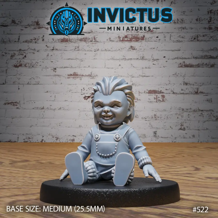 Evil Doll Boy Sitting (Medium)