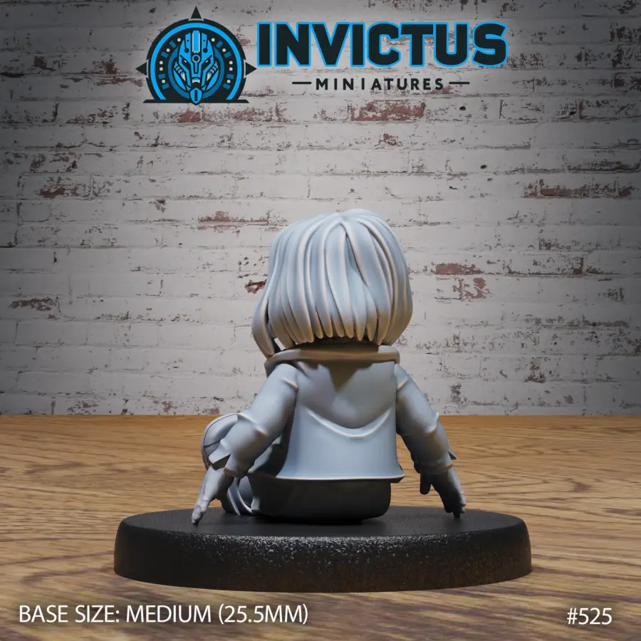 Evil Doll Girl Sitting (Medium) - Image 2
