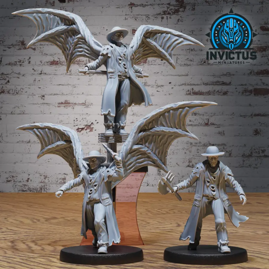 Ancient Evil Killer (Medium) - 2 Variations / Ancient Evil Killer Attack (Medium) - 2 Variations / Ancient Evil Killer Scarecrow (Medium) - 2 Variations Set
