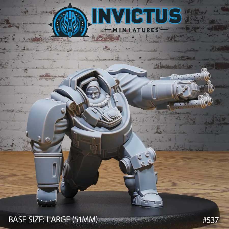 Heavy Exosuit Kneel (Large) - 2 variations