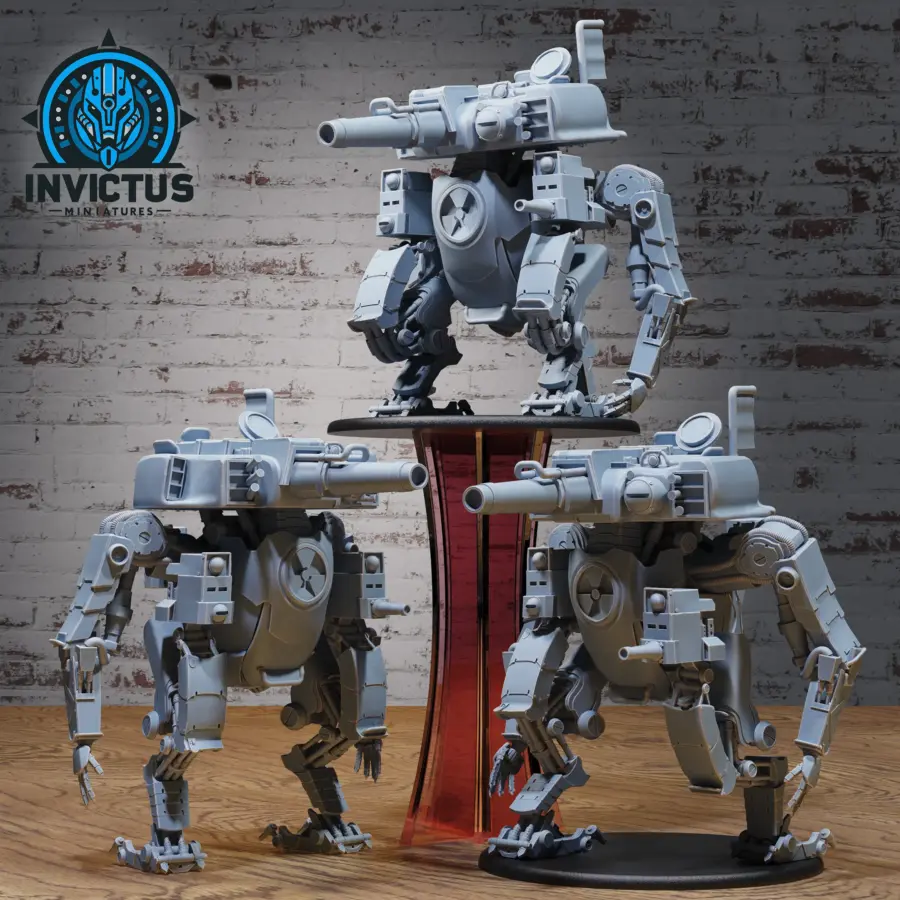 Bipedal War Cannon (Huge) - 3 variations