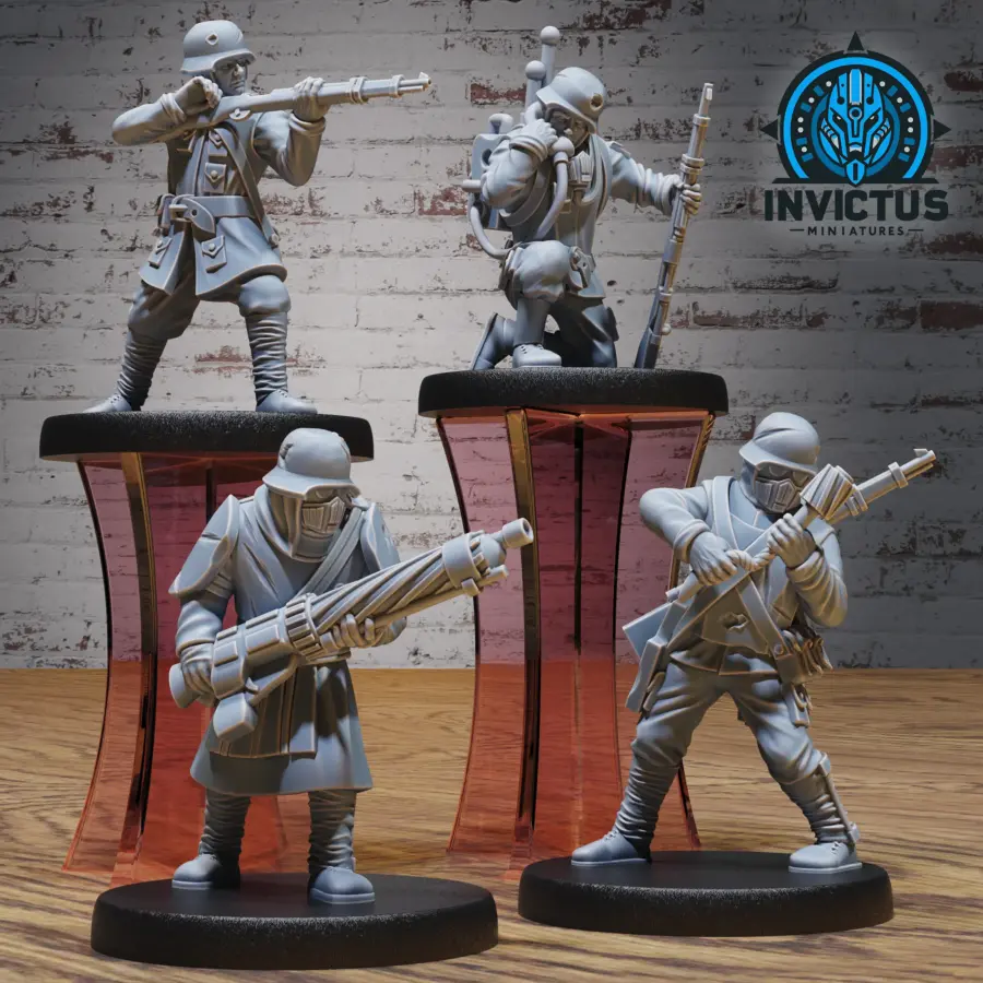 Genesis Soldier Rifle / Genesis Grenadier / Genesis Heavy Gun / Genesis Crew Operator Set