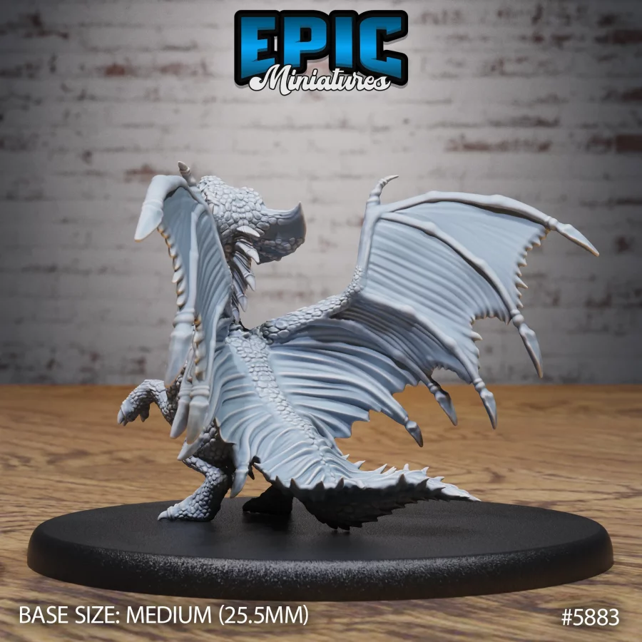 Brass Dragon Wyrmling (Medium) - Image 2