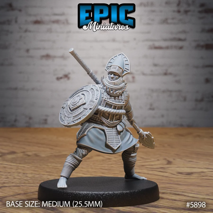 Jungle Warrior Block (Medium)
