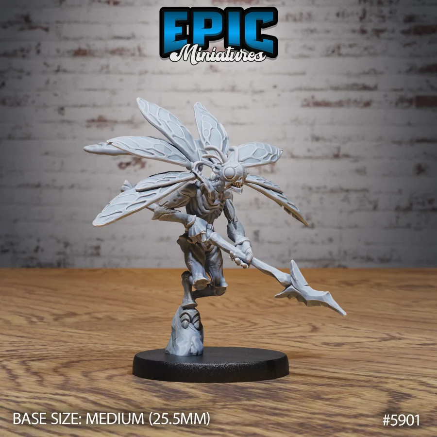 Insect Folk Warrior Flying (Medium)